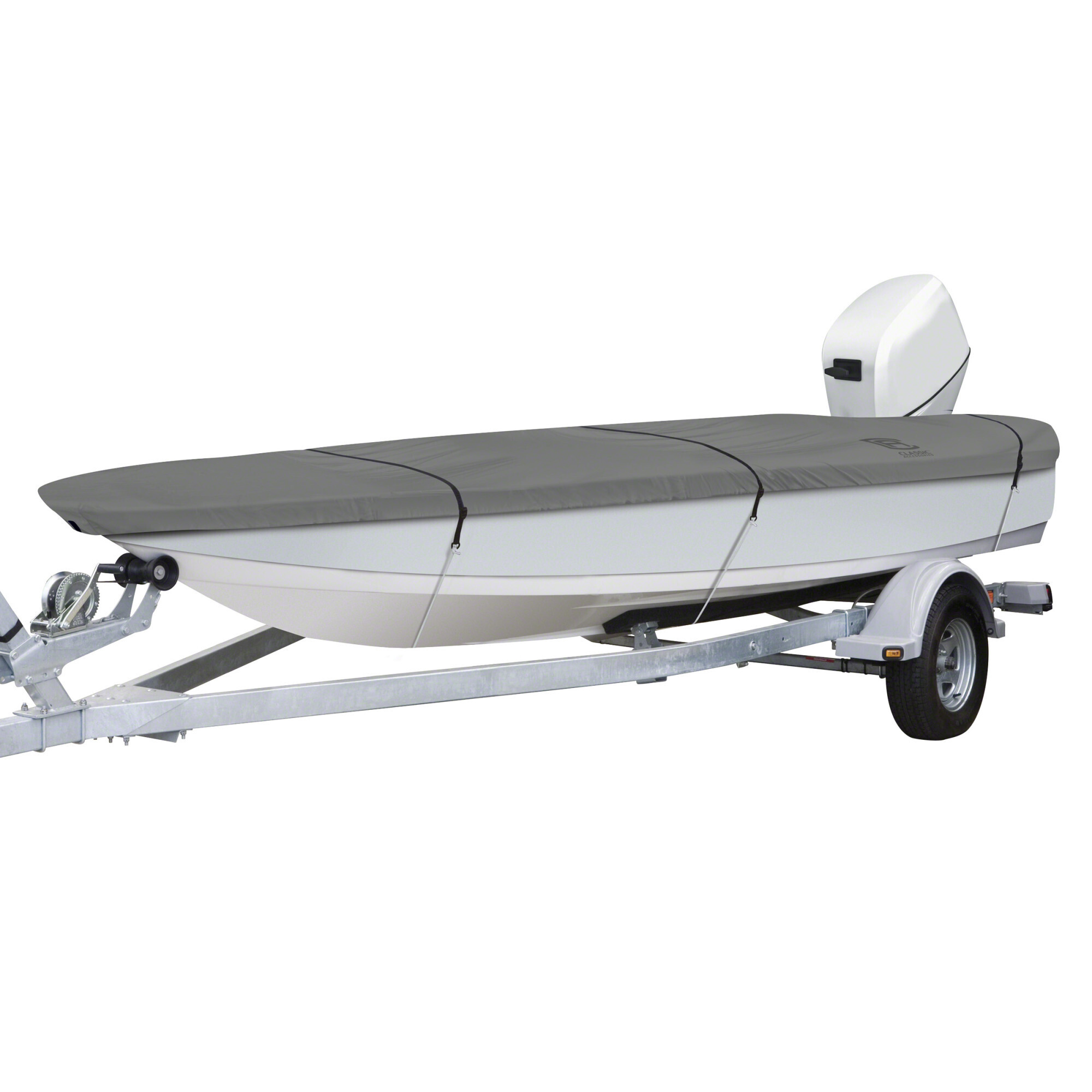 Boat Cover, Fits Boats 12' - 14' L x 68" W, Trailerable Boat Cover with All-Weather Ripstop Fabric, Model AA